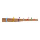 School Coat Rail - 8 Hooks - 1800mm