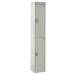 Express Locker - 2 Compartment - Light Grey Doors