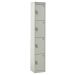 Express Locker - 4 Compartment - Light Grey Doors