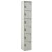 Express Lockers - 6 Compartment - Light Grey Doors