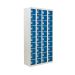 Personal Effects Locker - 40 Compartment - Dark Blue Doors - H.1800 W.900 D.380