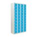 Personal Effects Locker - 40 Compartment - Light Blue Doors - H.1800 W.900 D.380